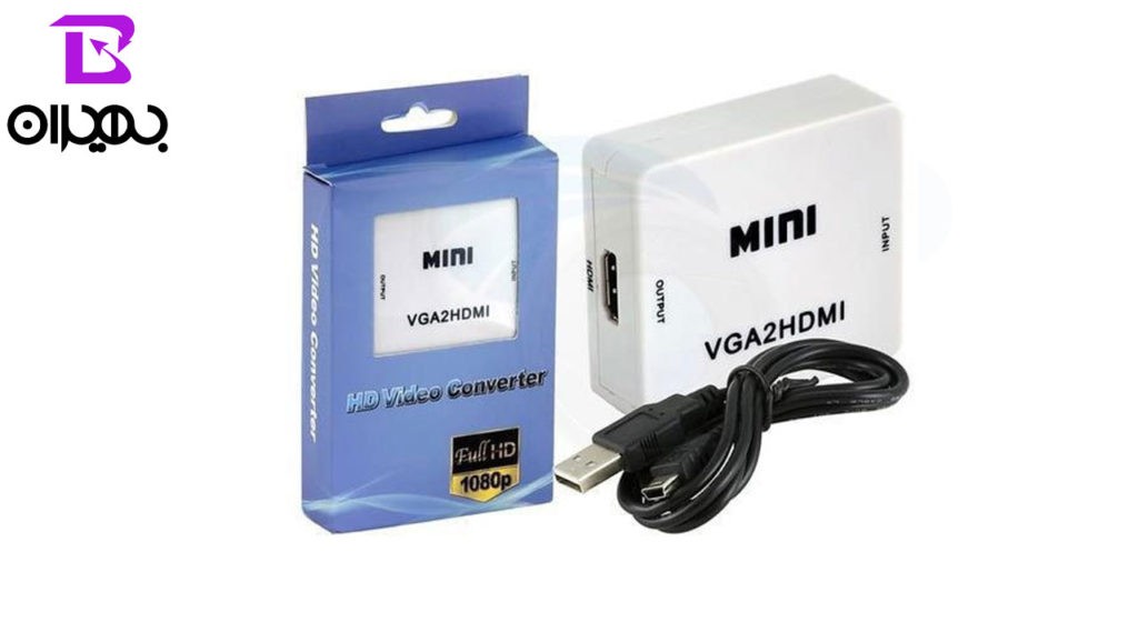تبدیل VGA به HDMI مدل mini