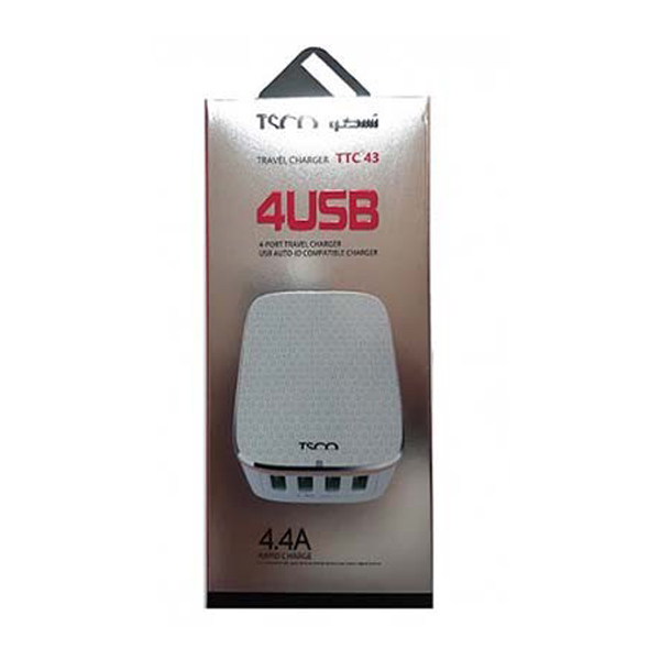 قیمت شارژر دیواری تسکو مدل TTC43
