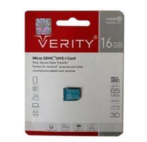 کارت حافظه MicroSD وریتی ۱۶G مدل C10 سرعت 65MB/S