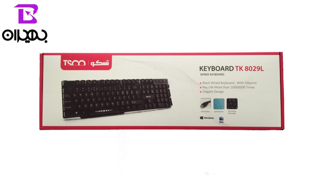 کیبورد تسکو مدل TK 8029
