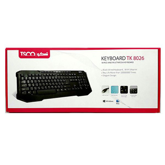 کیبورد تسکو مدل TK8026