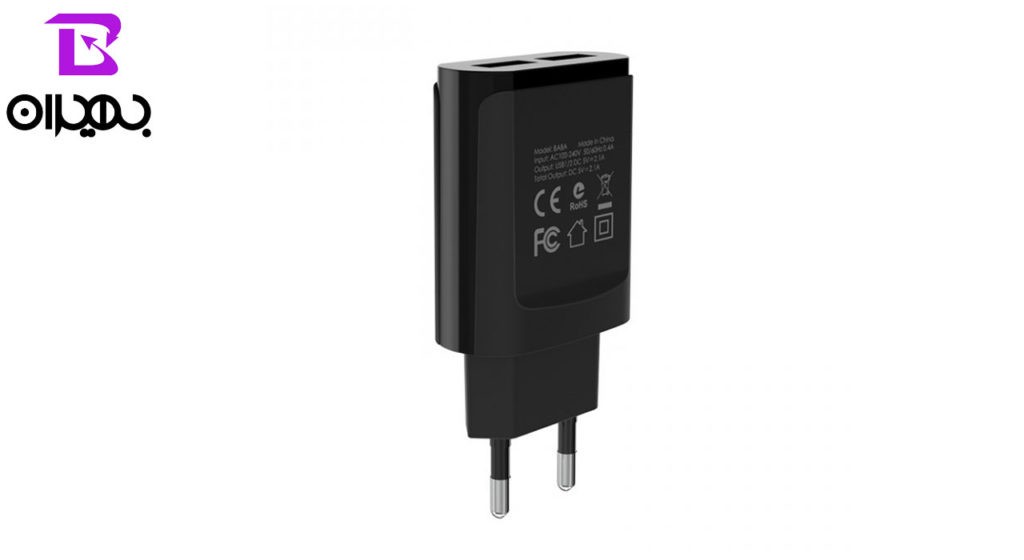شارژر دیواری بروفون مدل BA8A دو پورت