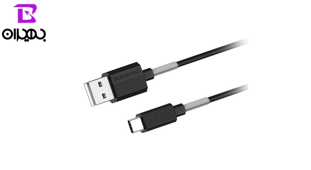 کابل تبدیل USB به Type-C بروفون مدل BX11 طول 1 متر