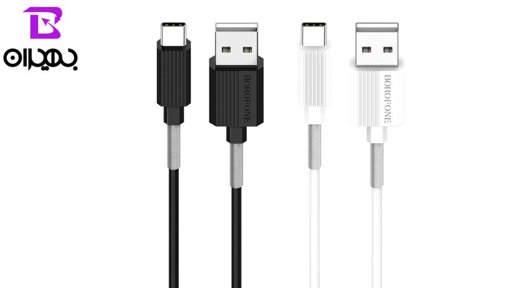 کابل تبدیل USB به Type-C بروفون مدل BX11 طول 1 متر
