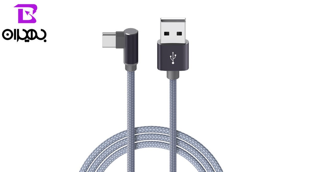 کابل تبدیل USB به Type-C بروفون مدل BX12 طول 1 متر
