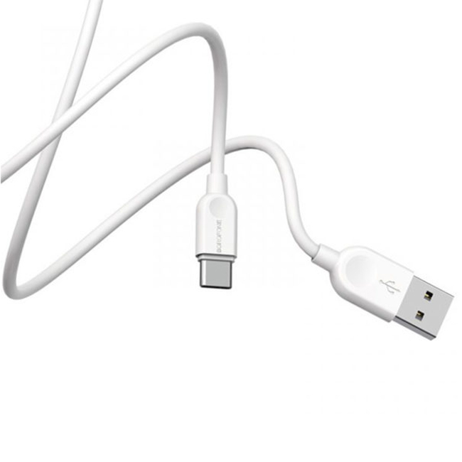 کابل تبدیل USB به Type-C بروفون مدل BX14 طول ۱ متر