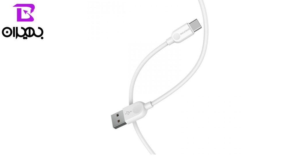 کابل تبدیل USB به Type-C بروفون مدل BX14 طول ۱ متر