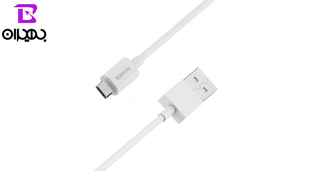 کابل تبدیل USB به MicroUSB بروفون مدل BX3 طول ۱ متر