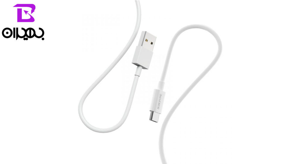 کابل تبدیل USB به Type-C بروفون مدل BX3 طول ۱ متر