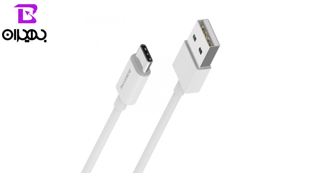 کابل تبدیل USB به Type-C بروفون مدل BX3 طول ۱ متر