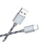 کابل تبدیل USB به Type-C بروفون مدل BX9 طول 1 متر