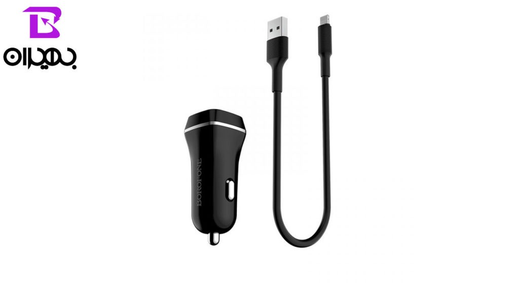 شارژر فندکی بروفون مدل BZ2 به همراه کابل لایتنینگ