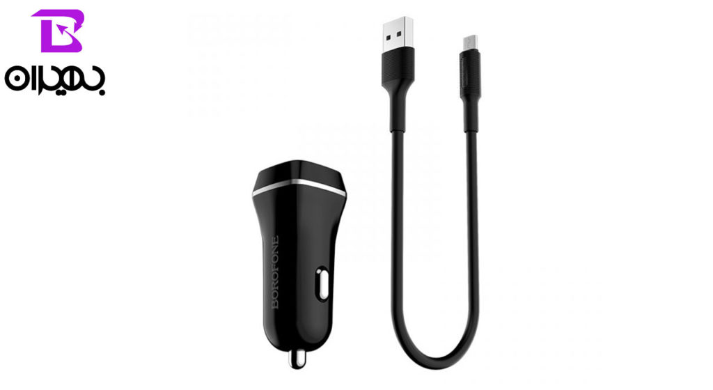 شارژر فندکی بروفون مدل BZ2 به همراه کابل MicroUSB