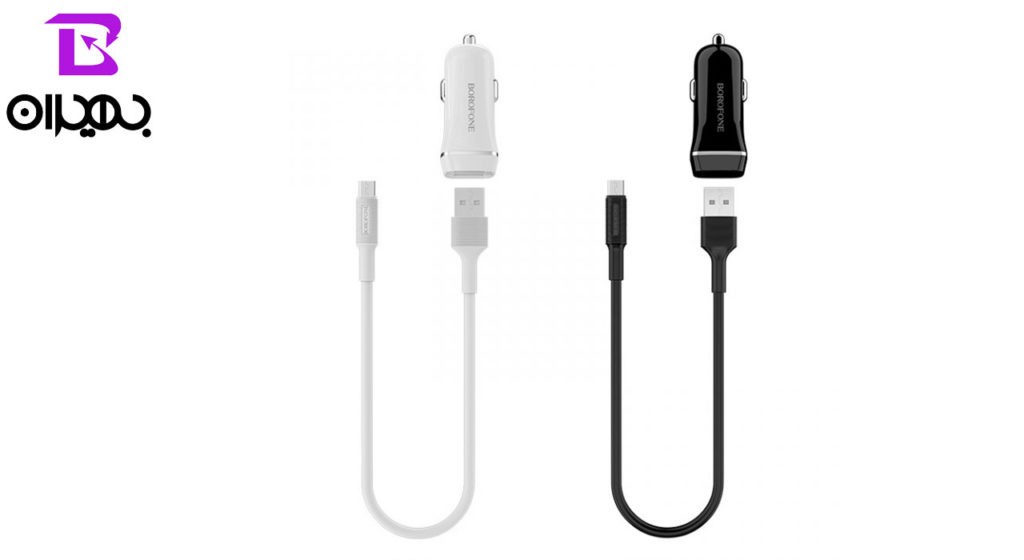 شارژر فندکی بروفون مدل BZ2 به همراه کابل MicroUSB