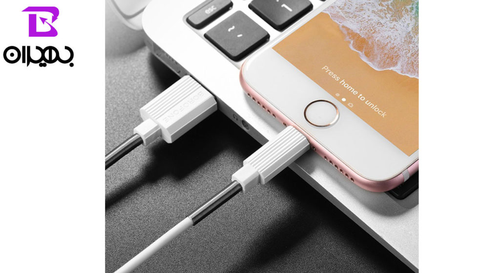 کابل تبدیل USB به لایتنینگ بروفون مدل BX11 طول 1 متر