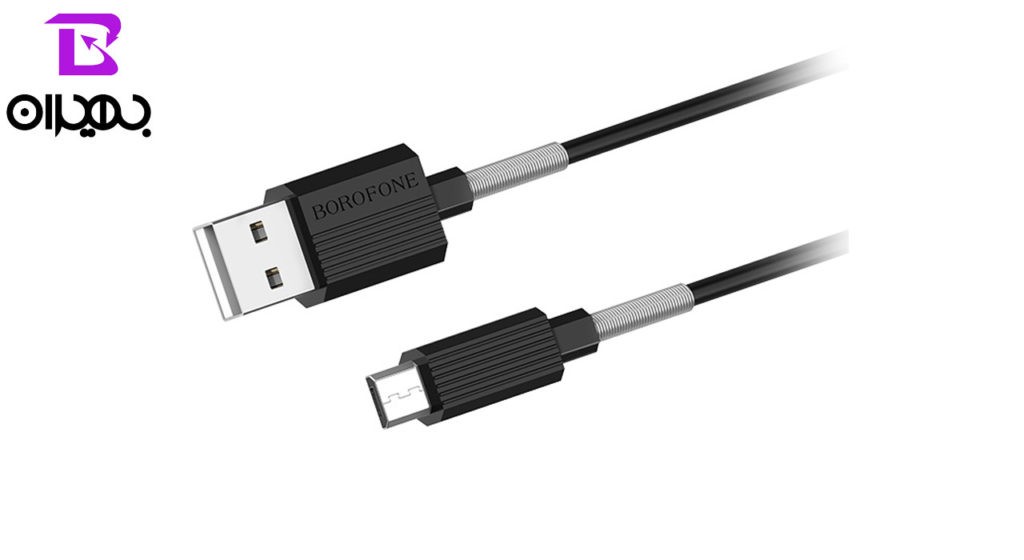 کابل تبدیل USB به MicroUSB بروفون مدل BX11 طول 1 متر