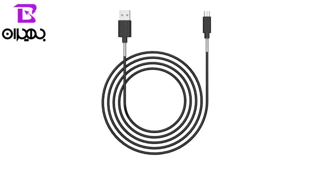 کابل تبدیل USB به MicroUSB بروفون مدل BX11 طول 1 متر