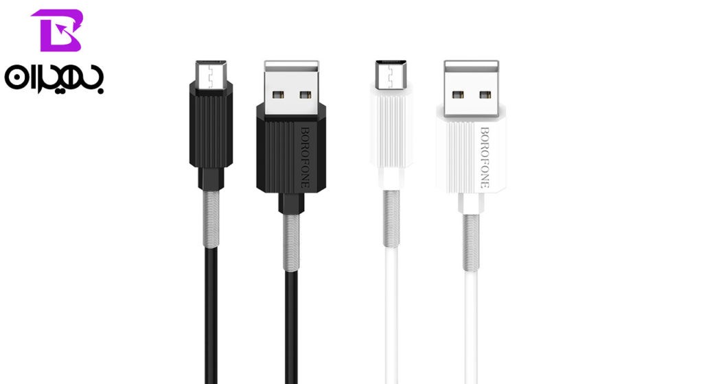 کابل تبدیل USB به MicroUSB بروفون مدل BX11 طول 1 متر