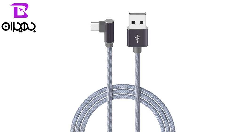 کابل تبدیل USB به MicroUSB بروفون مدل BX12 طول 1 متر