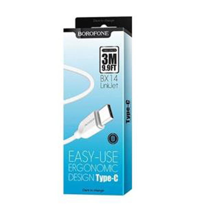 کابل تبدیل USB به Type-C بروفون مدل BX14 طول ۱ متر