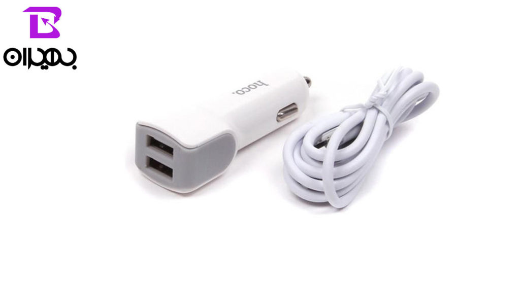 شارژر فندکی هوکو مدل Z2A همراه با کابل MicroUSB