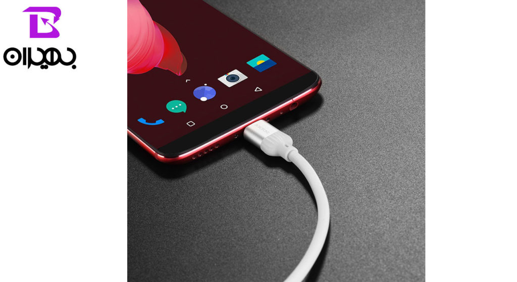 کابل تبدیل USB به Type-C بروفون مدل BX8 طول 1 متر