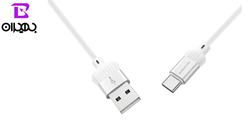 کابل تبدیل USB به Type-C بروفون مدل BX8 طول 1 متر