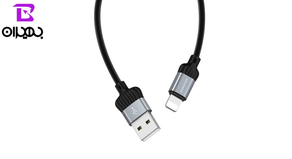 کابل تبدیل USB به لایتنینگ بروفون مدل BX8 طول 1 متر