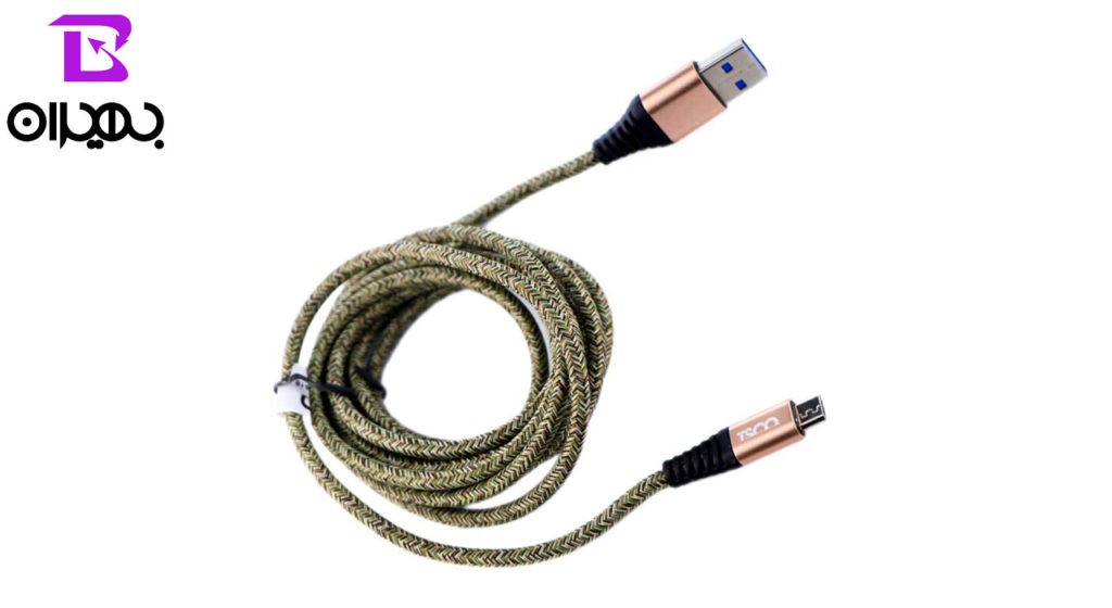 کابل تبدیل USB به MicroUSB تسکو مدل TC-A19 طول 2 متر