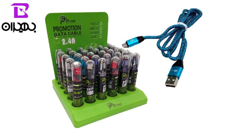 کابل تبدیل USB به MicroUSB پی-نت مدل KB-849