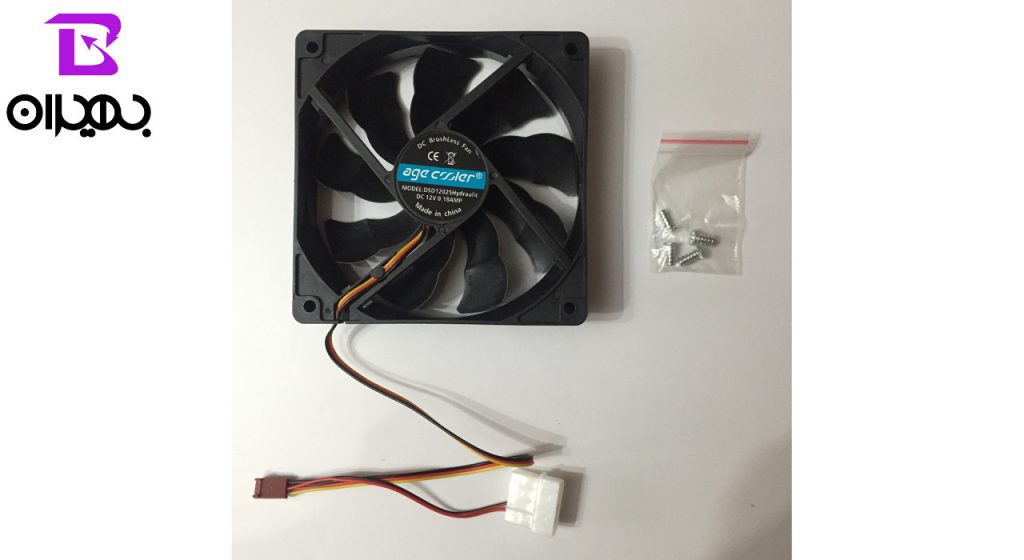 خنک کننده کیس 12*12 سایلنت مدل 018