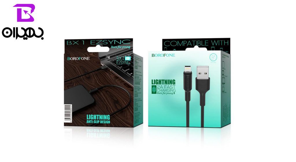 کابل تبدیل USB به لایتنینگ مدل BX1 طول 1 متر