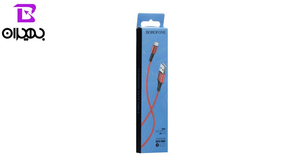 کابل تبدیل USB به Type-C بروفون مدل BX20 طول 1 متر