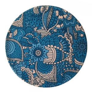 ماوس پد دایره ای طرح فرش مدل G7