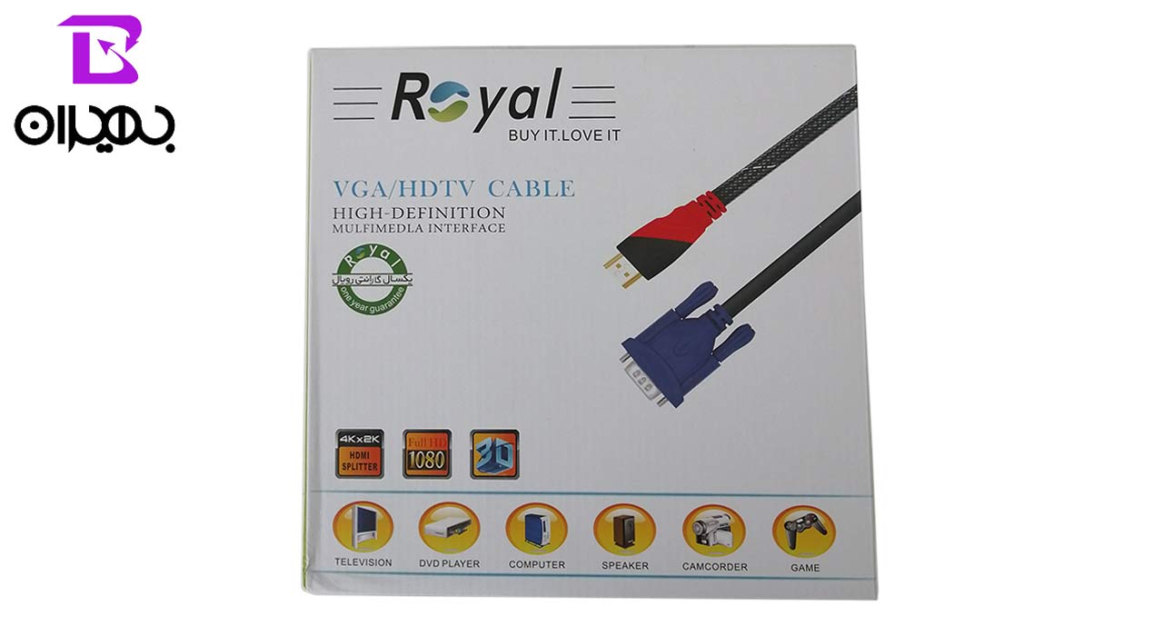 کابل HDMI رویال مدل 167 طول 30 متر