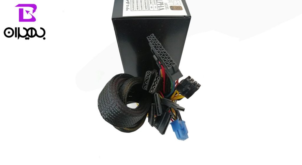 منبع تغذیه کامپیوتر RED مدل alpha 380w