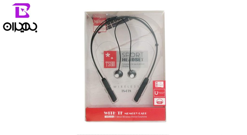 هدفون بلوتوث گردنی مدل TS-018