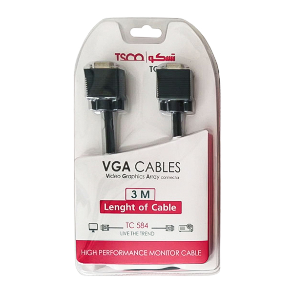 کابل VGA تسکو مدل TC584