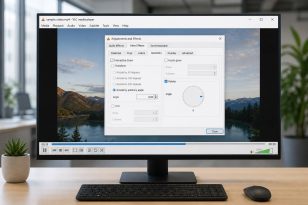 چرخاندن فیلم در VLC