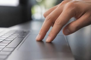کلیک راست در لپتاپ با تاچپد