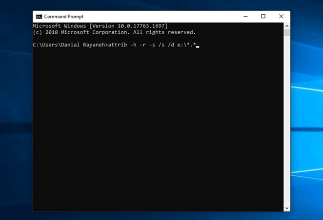 مخفی شدن فایل فلش مموری