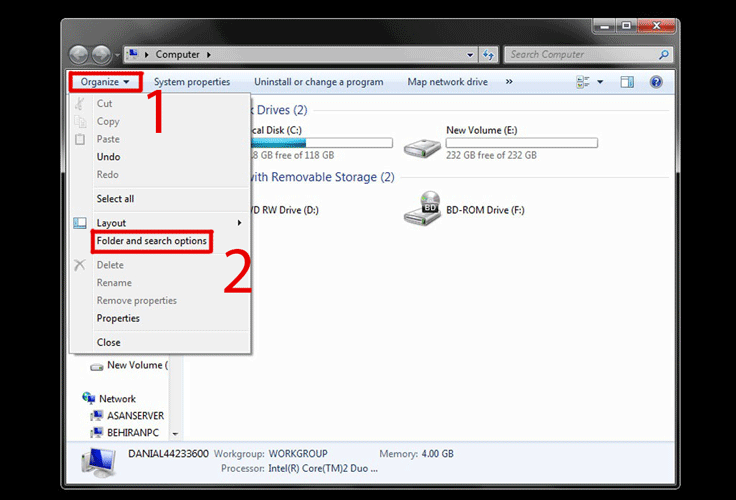 رفع مشکل مخفی شدن فایل در فلش