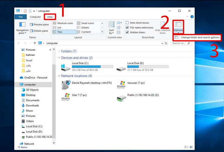 مخفی شدن فایل در فلش