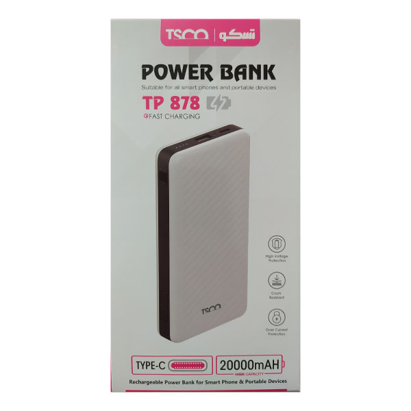 شارژر همراه تسکو مدل TP 878 ظرفیت 20000MAH