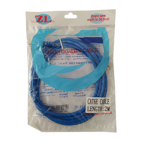 کابل شبکه Cat6E زد-ال مدل 241 طول 2 متر