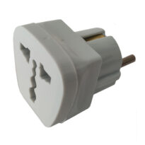 تبدیل برق 3 شاخه به 2 شاخه برنجی 16A مدل 071