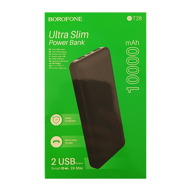 شارژر همراه بروفون مدل BT28 ظرفیت 10000MAH