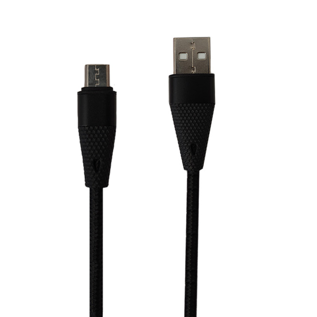 کابل USB به MicroUSB بروفون مدل BU10 طول 1.2 متر