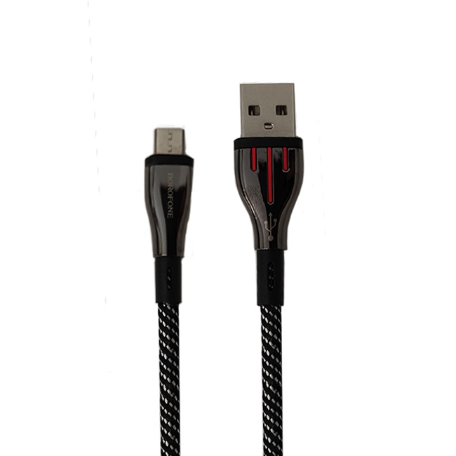 کابل USB به Micro بروفون مدل BU23 طول 1.2 متر