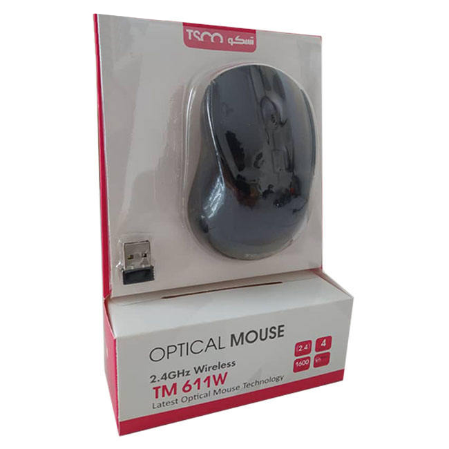 ماوس بی سیم تسکو مدل TM 611W